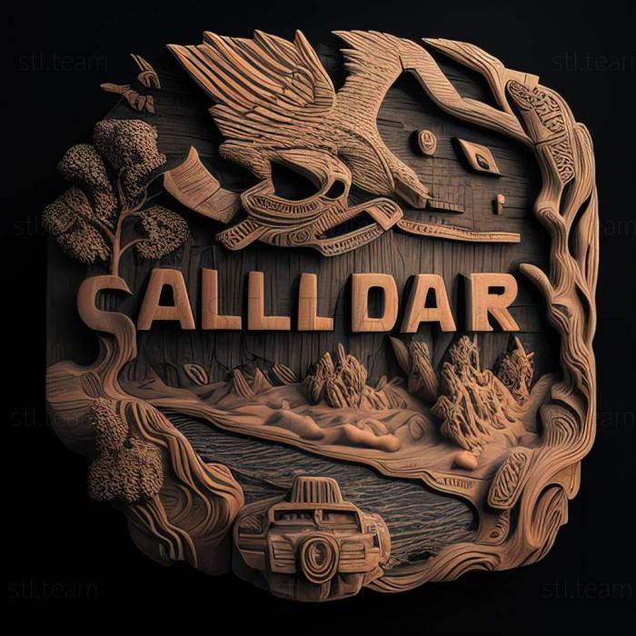 3D модель Игра Call of Duty Black Ops времен холодной войны (STL)